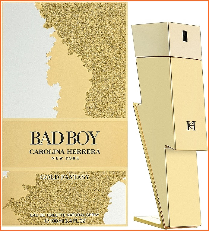 Кароліна Еррера Бед Бій Голд Фентезі - Carolina Herrera Bad Boy Gold Fantasy парфумована вода 100 ml., фото 1