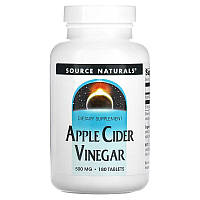 Apple Cider Vinegar 500 mg Source Naturals, 180 таблеток