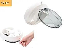 Витяжний вентилятор LEXICAL LVF-7601 настінний, для ванної кімнати та кухні 12Вт