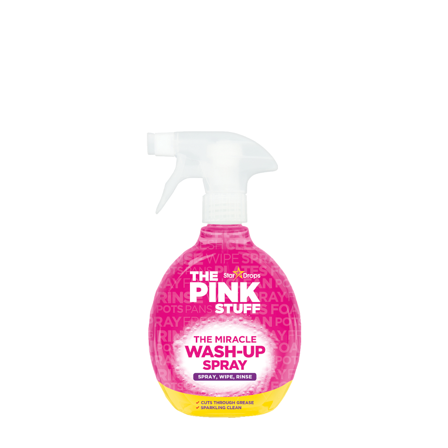 Засіб для миття посуду та чищення всіх поверхонь від жиру Pink Stuff Wash-Up Spray 500 мл