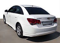 Накладка на задний бампер SD (Meliset, под покраску) для Chevrolet Cruze 2009-2015 гг T.C