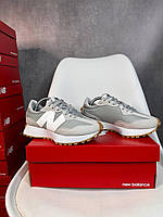 Молодіжні стильні жіночі кросівки фірмові, зручні якісні new balance grey olg