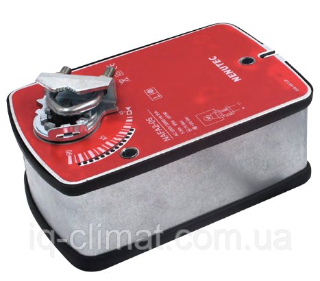 NAFA 1-05 електропривод зі зворотною пружиною Nenutec 24В, 5Нм для повітряної заслінки до 1,0м²