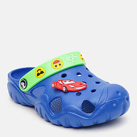 Сабо підліткові з ПВХ шлейкою 117180 Сині