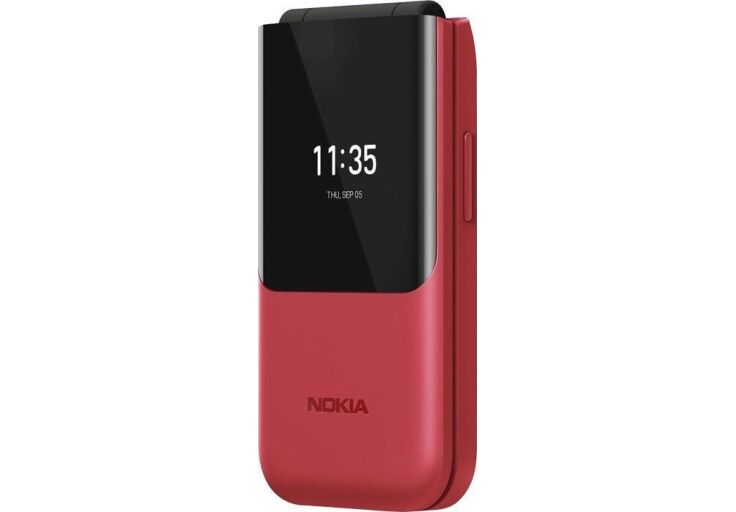 Фліп-телефон Nokia 2720 Black 4G 1500 mAh с двумя экранами роскладушка Красный - фото 3 - id-p2135657175