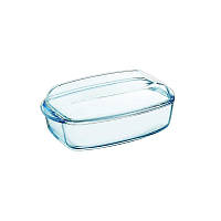 Гусятниця з кришкою скляна Pyrex Essentials 465AC00/1043 3+1.5л AStore