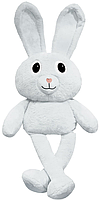 Мягкая игрушка зайчик кролик с длинными ушами 60 см HA-5 белый