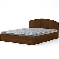 Кровать двуспальная 160 с матрасом орех экко Компанит (164х204х75 см)