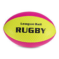 Мяч для регби FDSO Rugby Liga ball RG-0391 №9 Желто-красный (57508596)