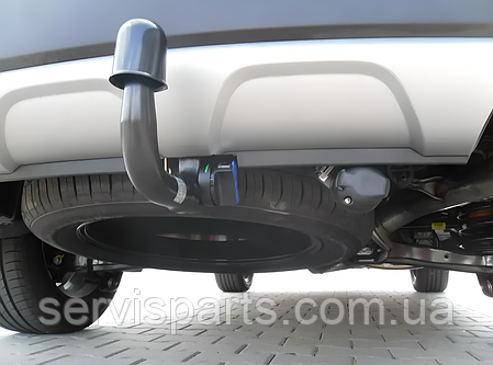 Фаркоп Hyundai Santa Fe 3 DM 2012-2018 (Хендай Санта Фе 3) швидкознімний на ключах, фото 1