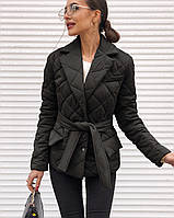 Жіноча стьобана куртка піджак