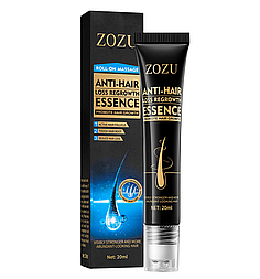 Эссенция против выпадения и роста волос с массажным роликом Zozu Anti Hair Loss Essence, 20 мл