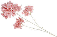 Декоративная ветка Гортензии розовая 84 см