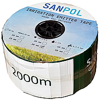 Стрічка крапельного поливу емітерна 2000 м (30см) "Sanpol" щільність 6 mil