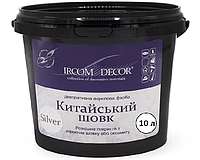 ИРКОМ - декоративная краска Китайский шелк Silver 10л