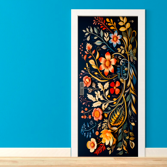 Вінілові кольорові декоративні декоративні наклейки на двері самоклеючі