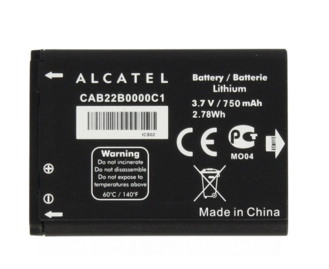 Батарея Alcatel CAB2170000C1 → Alcatel CAB2B00C1 → Alcatel CAB2170000C1 ly Alcatel One Touch 2012D