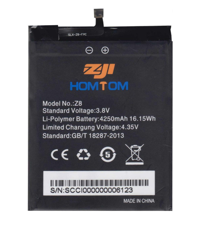 Батарея HOMTOM ZOJI Z8, фото 1