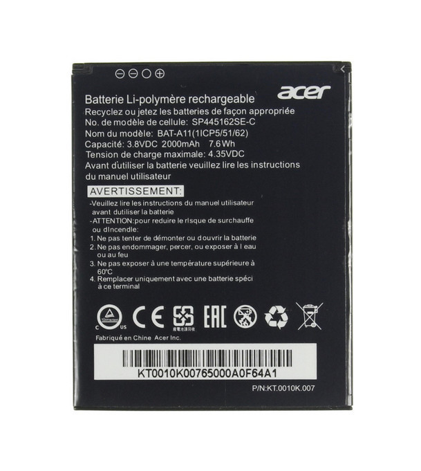 Акумулятор Acer BAT-A11 / Acer Liquid Z320, Z330, Z410, M320, M330, фото 1