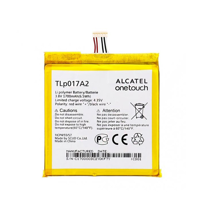 Акумулятор Alcatel TLp017A2/TLp017A1
