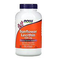 Подсолнечный лецитин Now Foods Sunflower Lecithin 1200 мг, 200 капсул