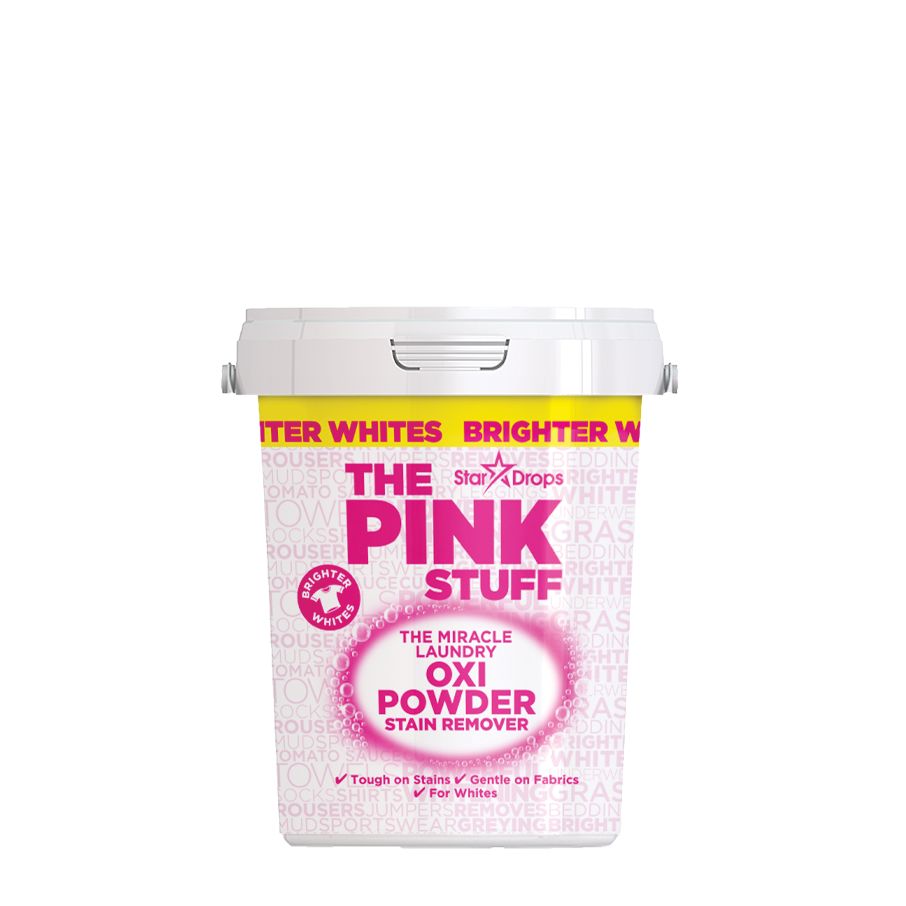 Плямовивідник для білої білизни Pink Stuff Oxi Powder Stain Remover Whites 1 кг