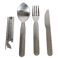 Армейский столовый набор MIL-TEC Army Eating Utensil 3-pc из нержавеющей стали