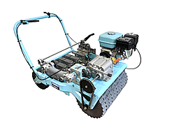 Самохідна бензинова сітківка 5- рядова точного висівання з бункером на 6 літрів