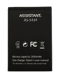Акумулятор Assistant AS-5434 Club / Assistant AS-501 / Jinga Start