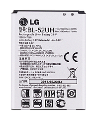 Акумулятор LG BL-52UH D280 (L65)/ D285/ D320 (L70)/ D321/ D325/ H422 Spirit/ MS323