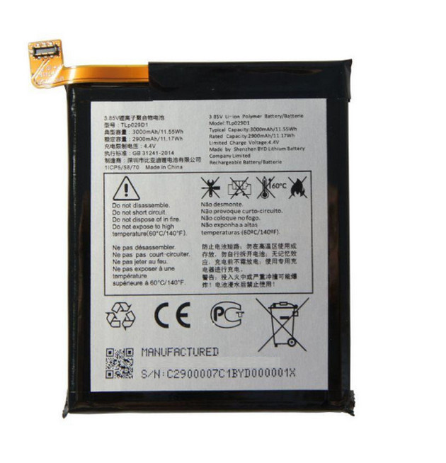 Акумулятор Alcatel TLP029D1 / TLP029D7 / Alcatel 1X / Alcatel 3 / Alcatel 3L / Alcatel 5 / TCL V760 / Y660