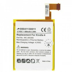 Акумулятор Amazon Kindle 4, 4G, 5, 6 (D01100) 890mAh (MC-265360) P/N:515-1058-01, фото 1