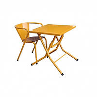 Комплект мебели Стол 800х800+4 стула "Порто"