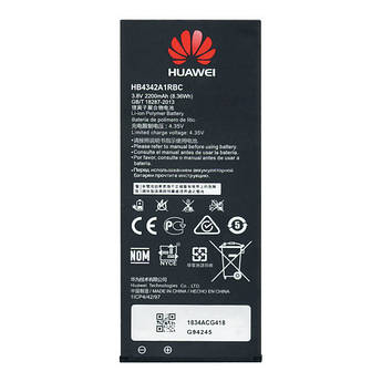 Батарея Huawei HB4342A1RBC Original (2200mAh) | Huawei Y5 II, Y6 | Honor 4A