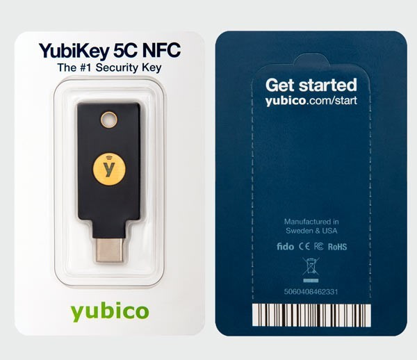 YubiKey 5C NFC (YubiKey 5C NFC) - фото 5 - id-p1663449679