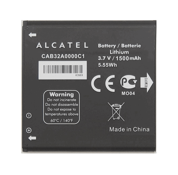 Акумулятор Alcatel CAB32A0000C1 / CAB32A0000C2 (One Touch 916, 916D, 991, 991D, 992, 992D, One Touch Star 6010D, 6010X), фото 1