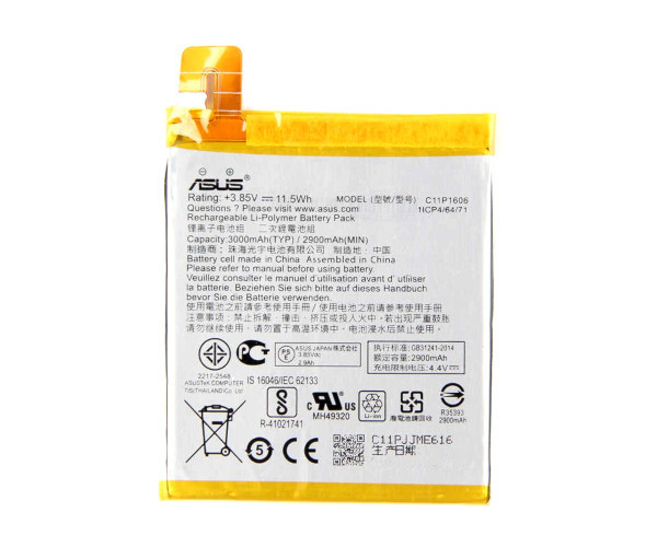 Батарея для  Asus C11P1606 (ZenFone 3 Laser ZC551KL)  [Original PRC], фото 1