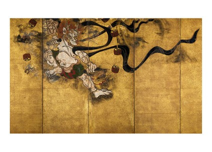 Листівка Японське мистецтво - God of Thunder (Raijin), фото 1