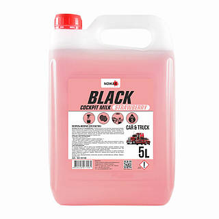 Поліроль-молочко для пластику Nowax Strawberry концентрат, 5л