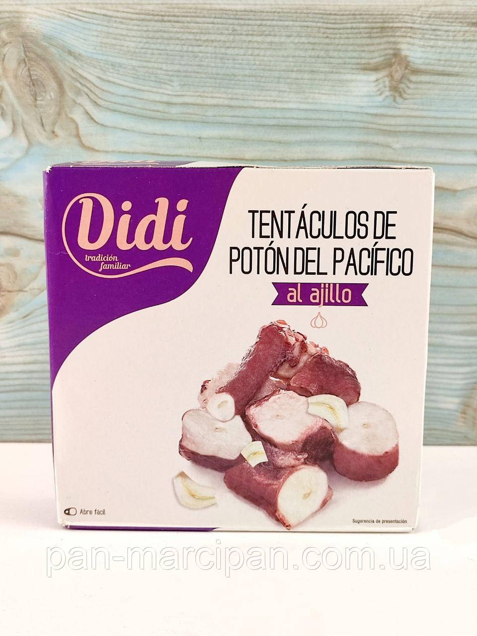 Консервовані щупальця восьминога з часником Didi 266 г Іспанія, фото 1