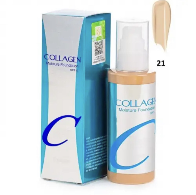 Enough collagen "Moisture foundation SPF 15", Зволожуючий тональний крем (№21)