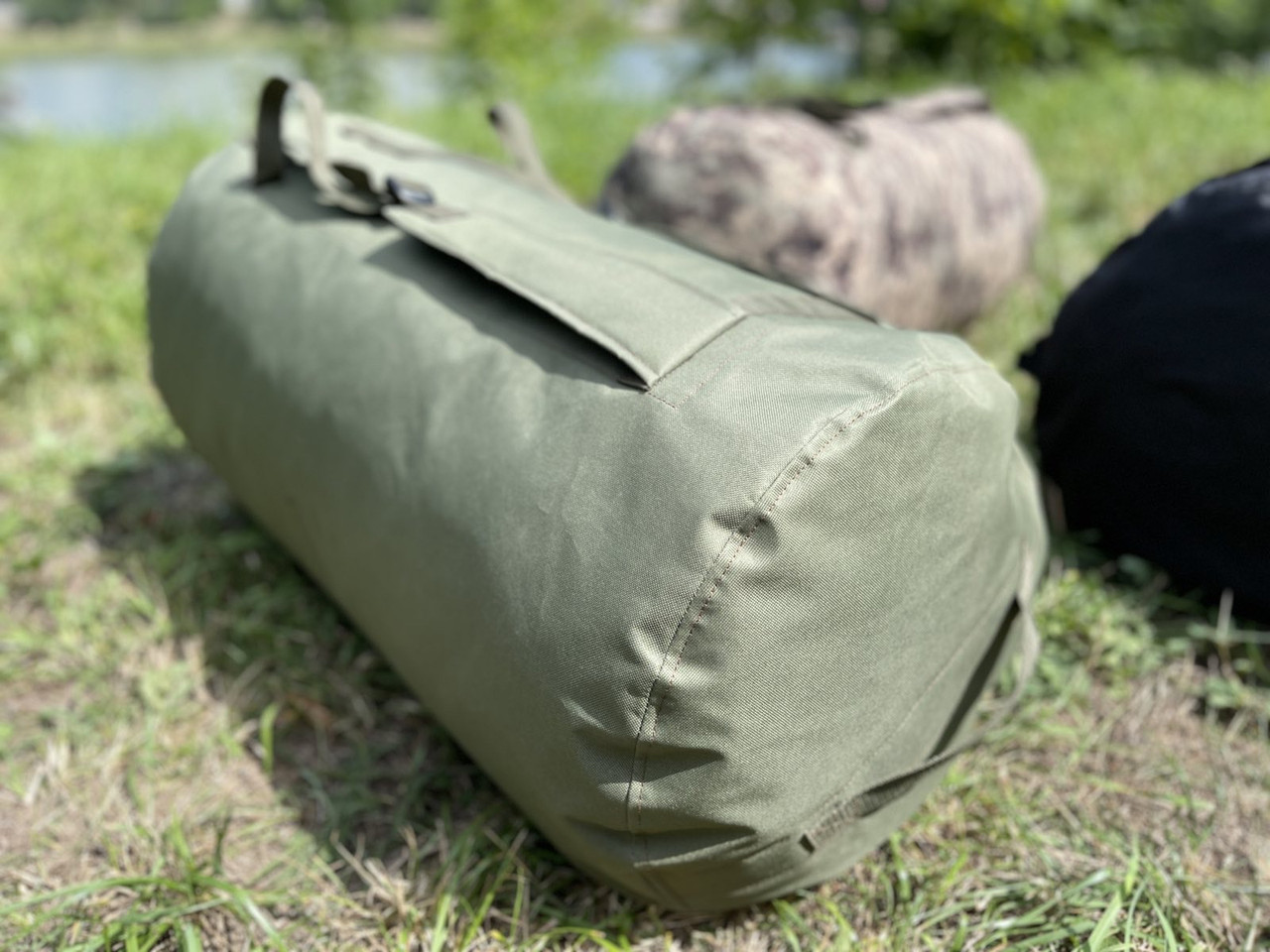 Баул армейский военный ЗСУ тактический сумка рюкзак 120 литров 98*40 см походный олива/хакки IBM-2 - фото 5 - id-p2135695325
