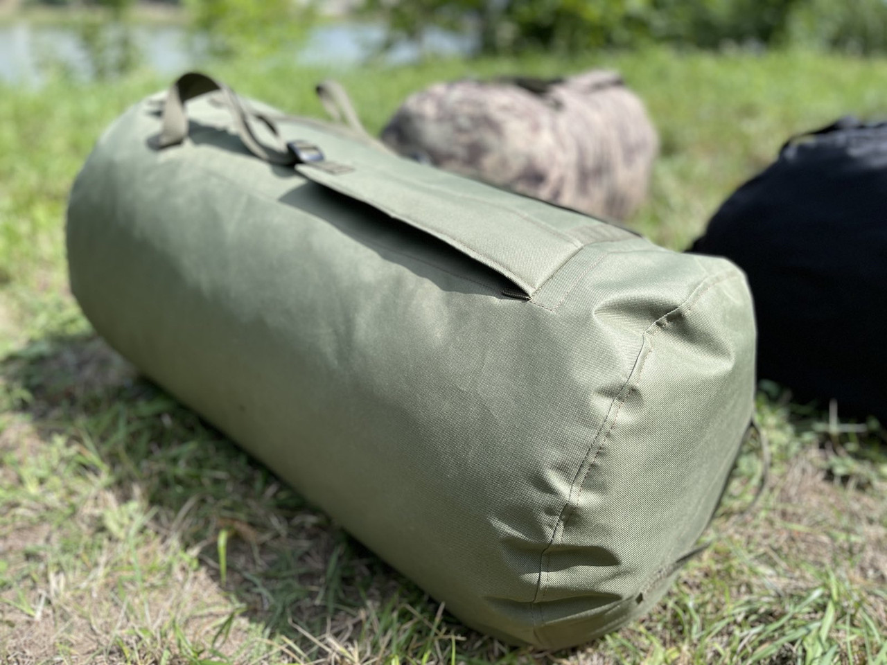 Баул армейский военный ЗСУ тактический сумка рюкзак 120 литров 98*40 см походный олива/хакки IBM-2 - фото 6 - id-p2135695325