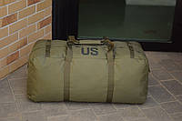Большой военный тактический баул сумка тактическая US 130 л цвет хаки для передислокации IBM-18
