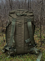 Баул 100 литров 74*40 см армейский военный ЗСУ сумка рюкзак походный олива/хаки IBM-45