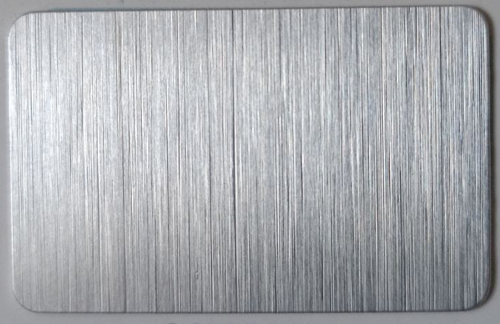Алюміній для УФ друку потертий срібло 610х305х0,55 мм
