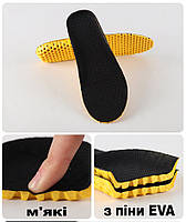 Устілки спортивні із пористим низом розмір 35-41. Обрізні устілки універсальні для спорту з піни EVA, фото 8