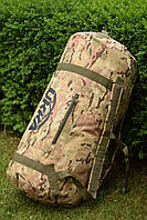 Военный баул на 120 литров армейский ВСУ тактический, сумка рюкзак походный цвет пиксель IBM-155