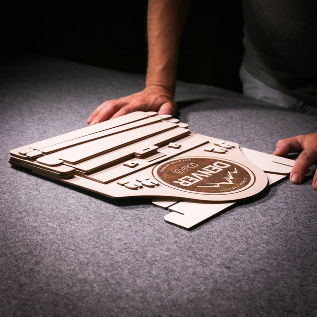 Компактний розбірний торговий стенд