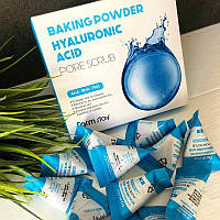 Скраб для обличчя Farmstay Baking powder hyaluronic acid pore scrub, 7 г